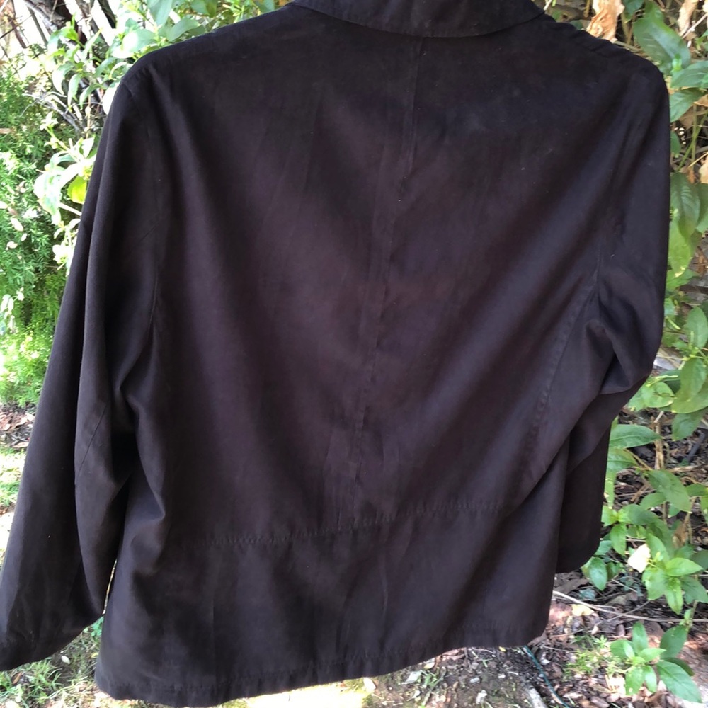 Weatherproof Microfiber Black Jacket - image 3